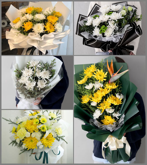 广东梅州市五华县安流镇上布村白事花束代送